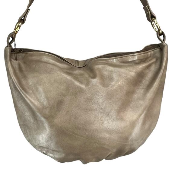 Vintage Letisse Shoulder Hobo Bag Womens Brown Genuine Leather Purse Classic - Picture 3 of 14